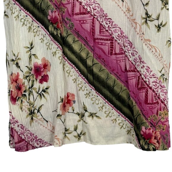 Dressbarn Sleeveless Floral Crinkle Dress & Knit Cardigan Set Sz 14 Embroidered - Picture 4 of 9